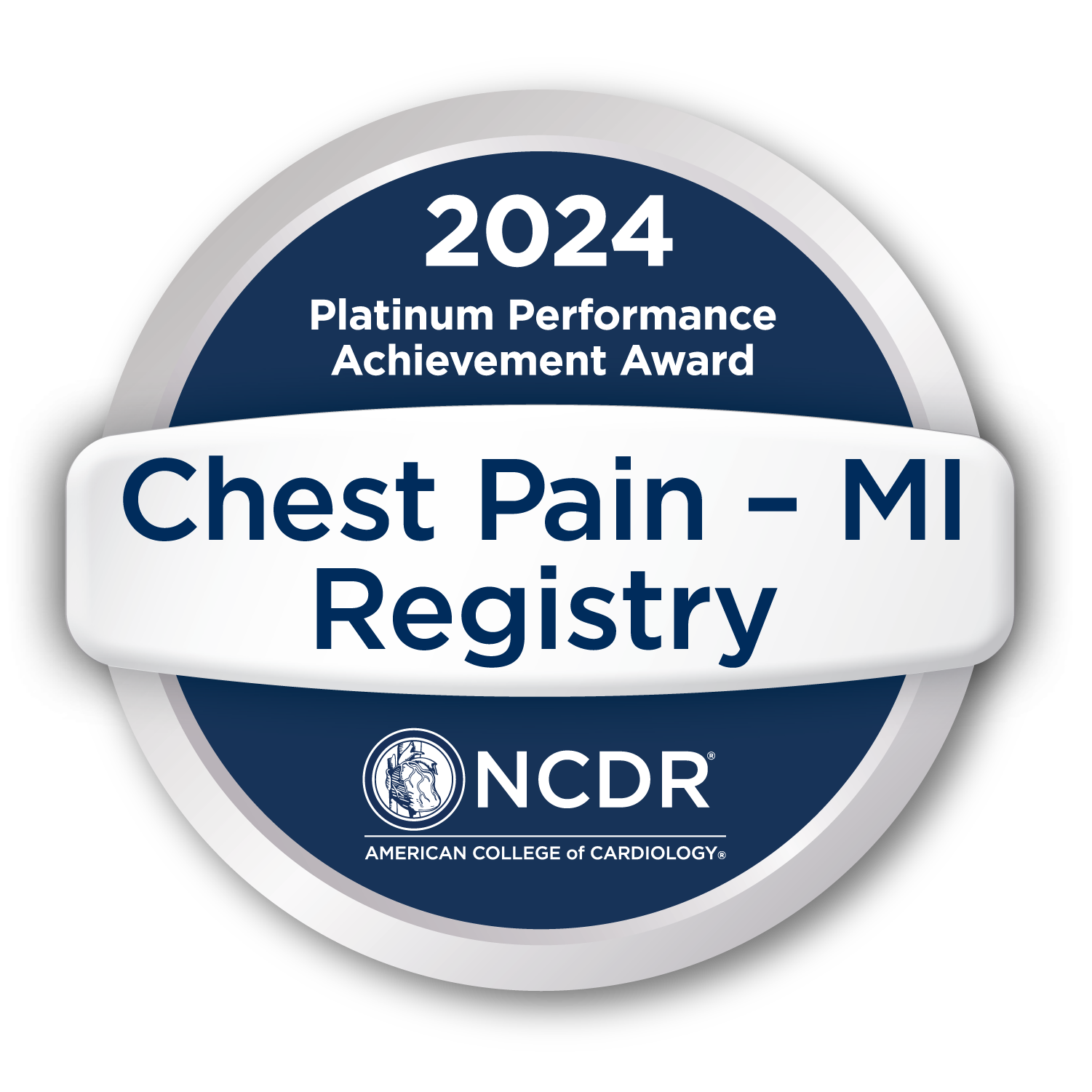 2024 Platinum Performance Achievement Award | Chest Pain - MI Registry | NCDR