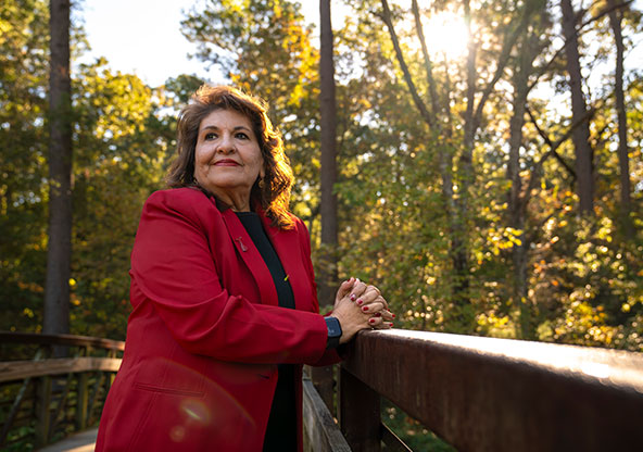 Pat was feeling pain. But unbeknownst to her, it was from her heart.