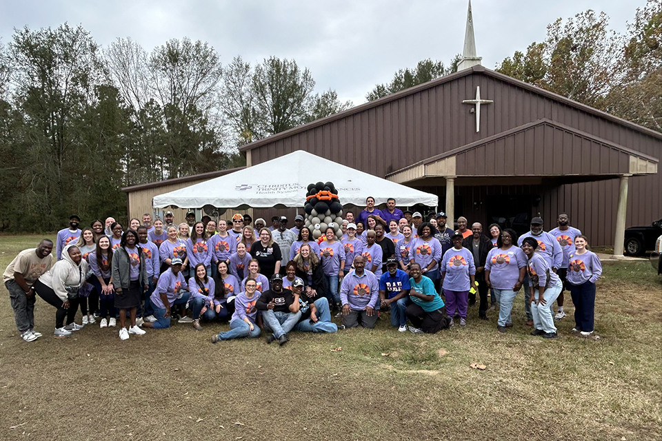 Oak Grove Church of God in Christ and CHRISTUS Health group shot